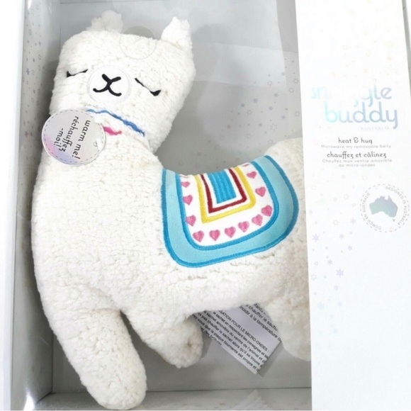 Llama Snuggle Stuffed Heated Whimsical Sleep Cuddle Buddy NIB - Picture 1 of 8